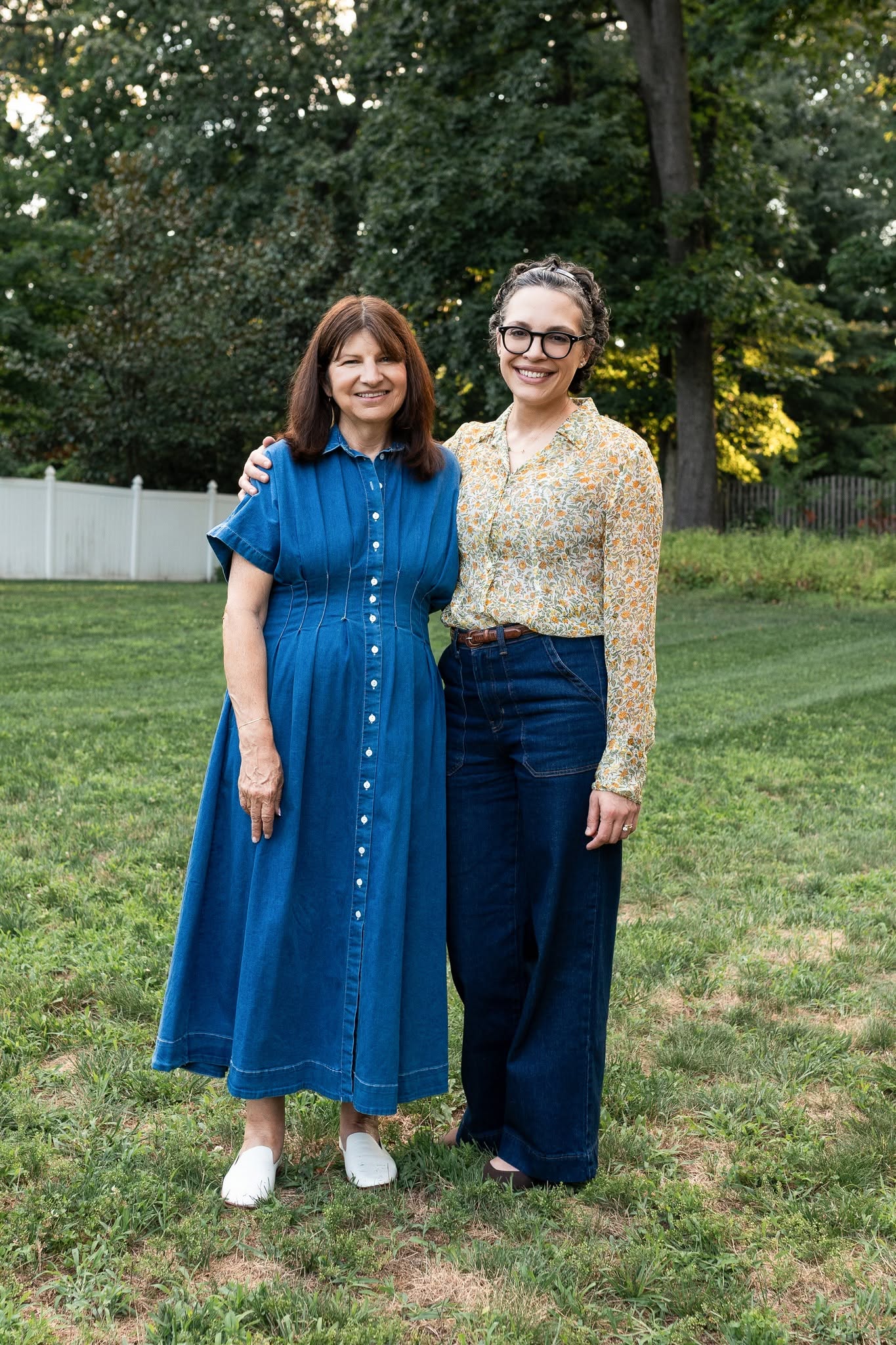 Amanda Faryar and Susan Henderson standing together, smiling
